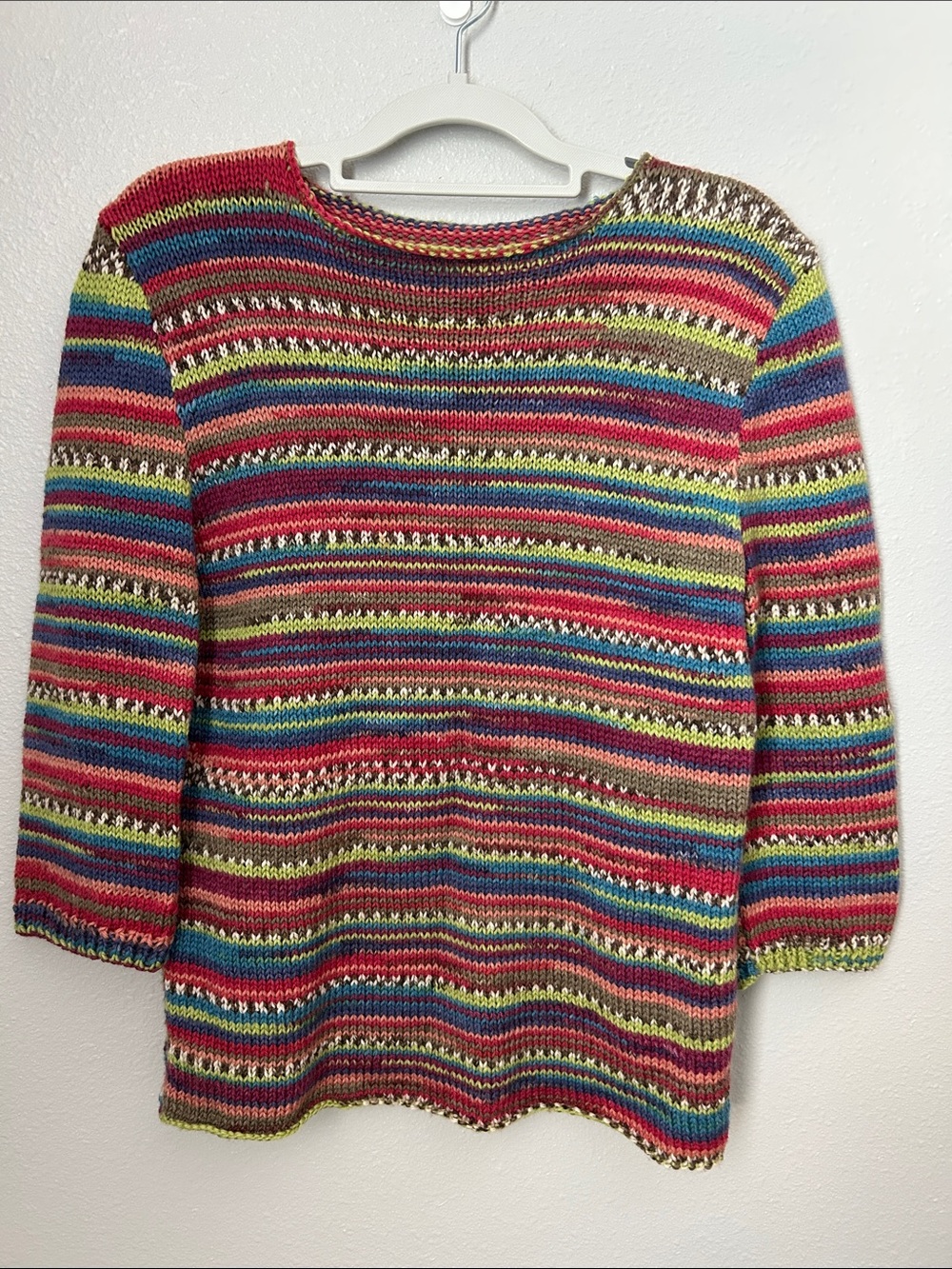 Vintage Handmade Colorful Sweater